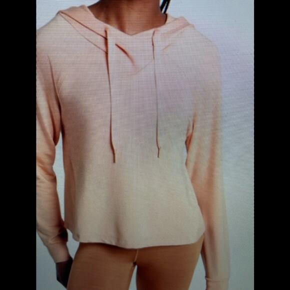NWT Athleta XXS boardwalk high hip hoodie in buttery beige - Picture 1 of 6